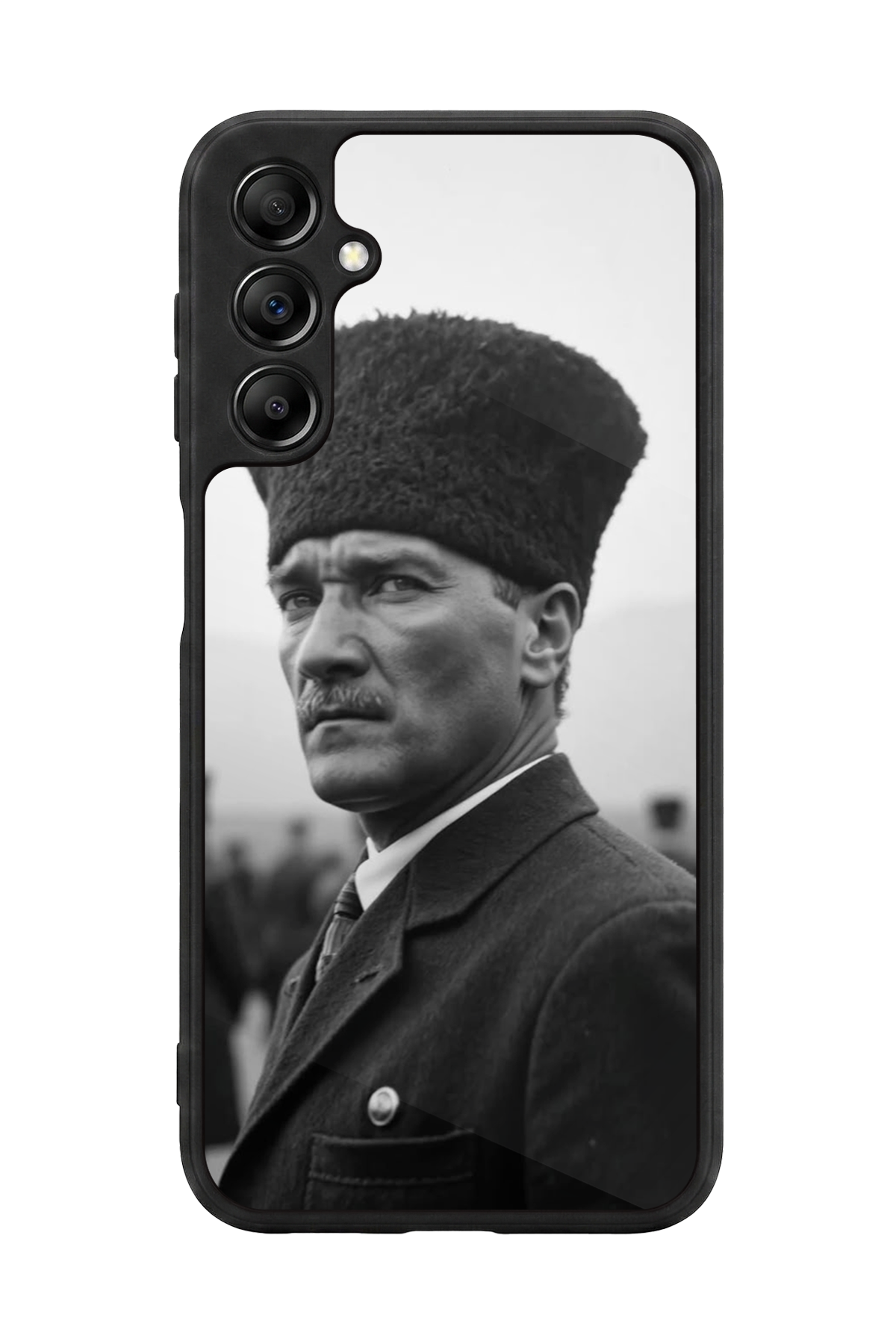 Samsung Galaxy A14 Uyumlu Mustafa Kemal Ataturk Tasarımlı Glossy Premium Kılıf