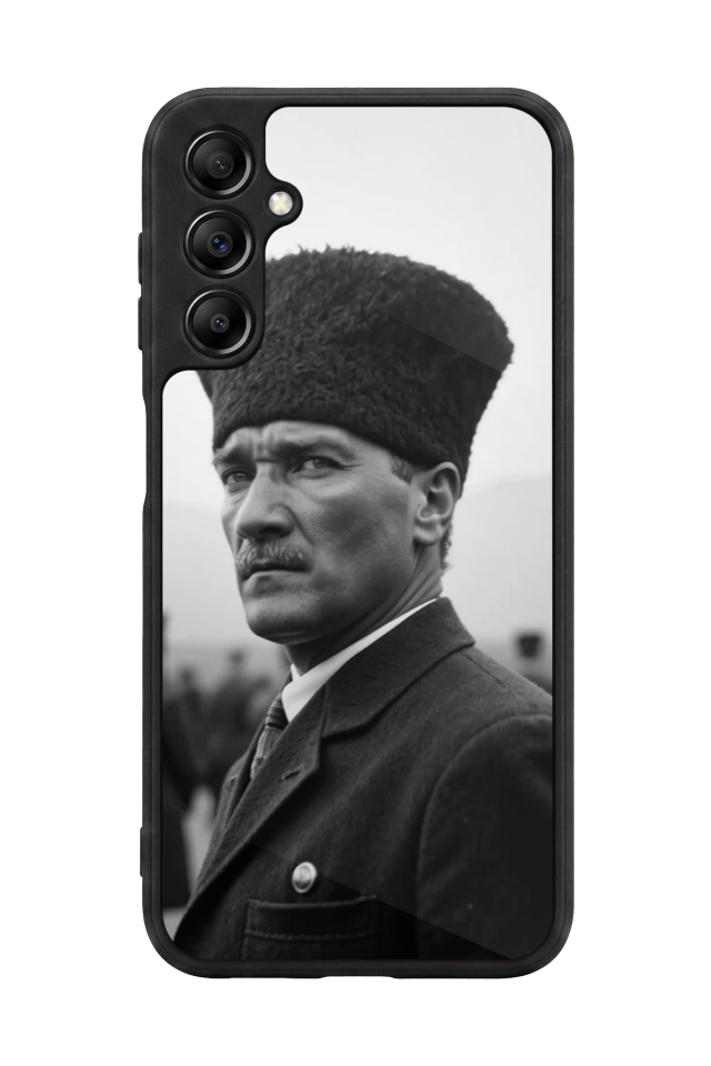 Samsung Galaxy A14 Uyumlu Mustafa Kemal Ataturk Tasarımlı Glossy Premium Kılıf