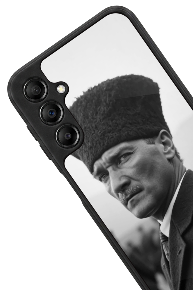 Samsung Galaxy A14 Uyumlu Mustafa Kemal Ataturk Tasarımlı Glossy Premium Kılıf