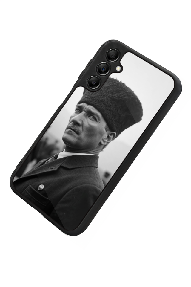 Samsung Galaxy A14 Uyumlu Mustafa Kemal Ataturk Tasarımlı Glossy Premium Kılıf