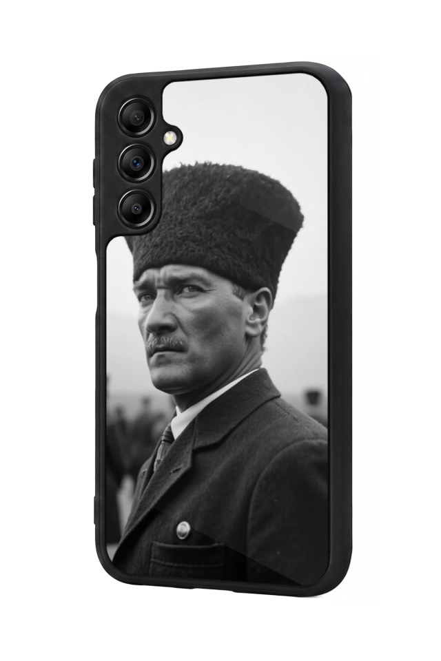 Samsung Galaxy A14 Uyumlu Mustafa Kemal Ataturk Tasarımlı Glossy Premium Kılıf