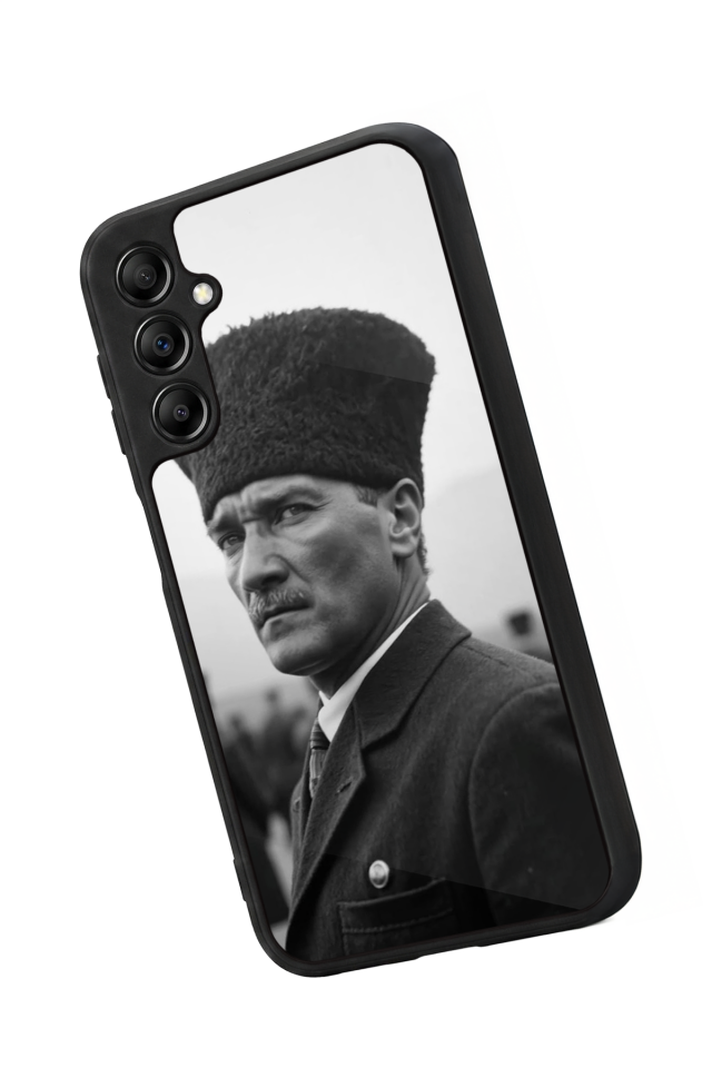 Samsung Galaxy A14 Uyumlu Mustafa Kemal Ataturk Tasarımlı Glossy Premium Kılıf