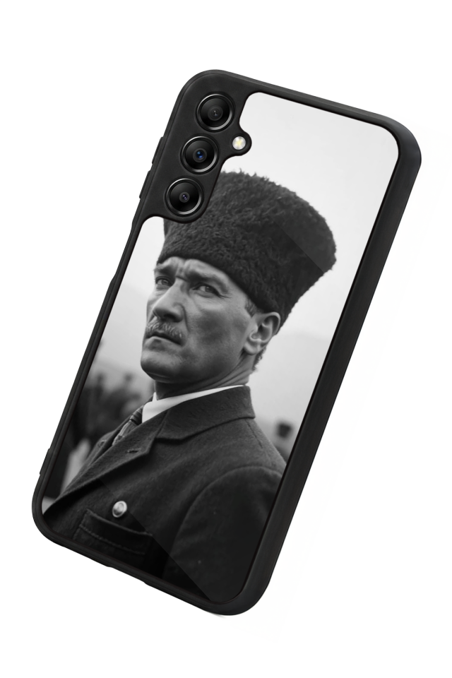 Samsung Galaxy A14 Uyumlu Mustafa Kemal Ataturk Tasarımlı Glossy Premium Kılıf