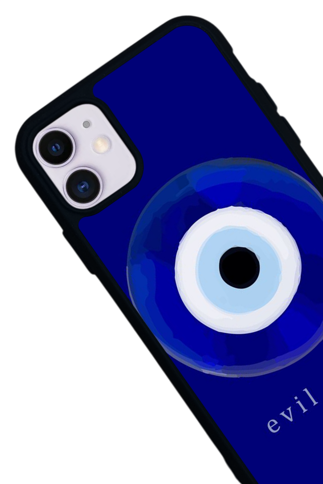 iPhone 11 Uyumlu Nazar Tasarımlı Glossy Premium Kılıf