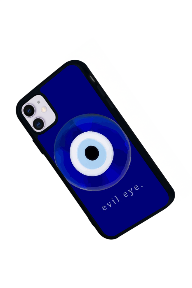 iPhone 11 Uyumlu Nazar Tasarımlı Glossy Premium Kılıf