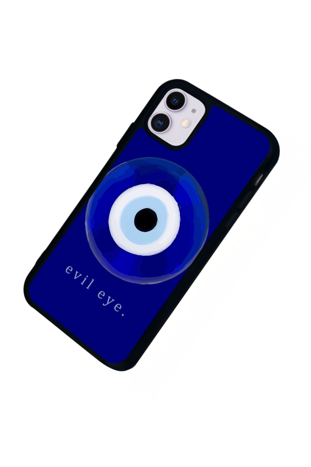 iPhone 11 Uyumlu Nazar Tasarımlı Glossy Premium Kılıf