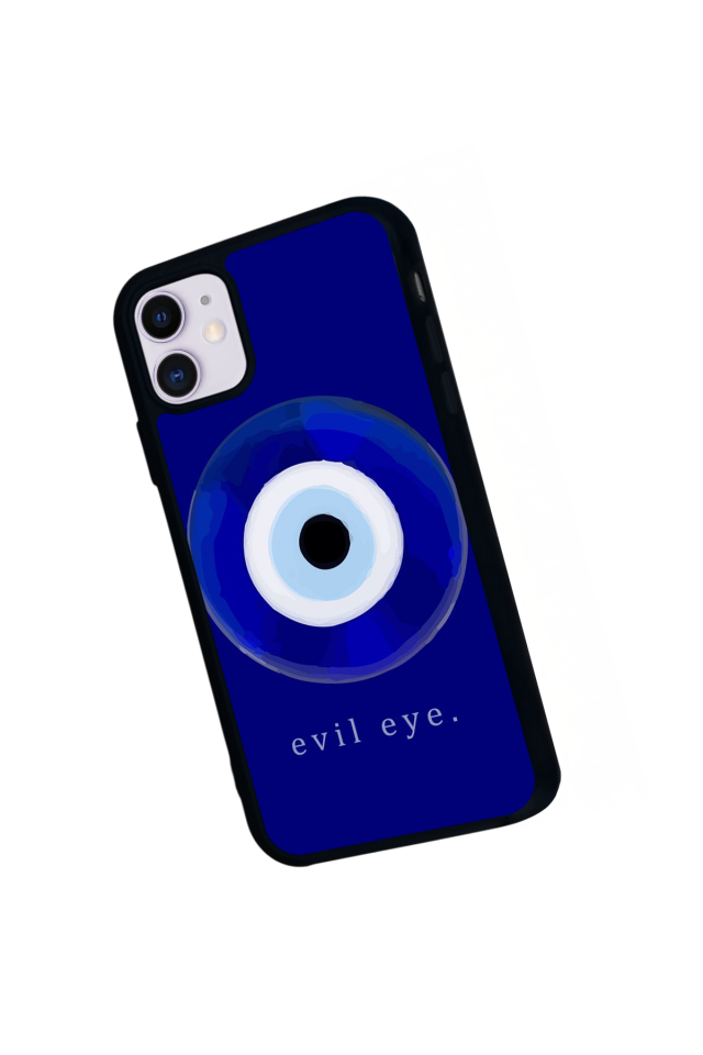 iPhone 11 Uyumlu Nazar Tasarımlı Glossy Premium Kılıf