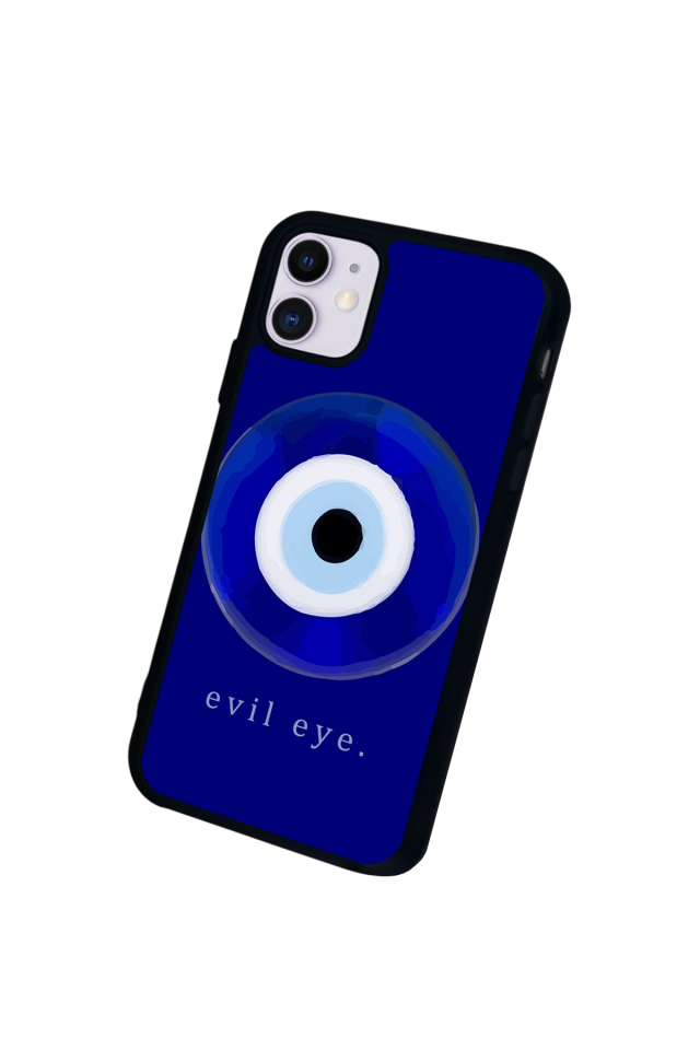 iPhone 11 Uyumlu Nazar Tasarımlı Glossy Premium Kılıf