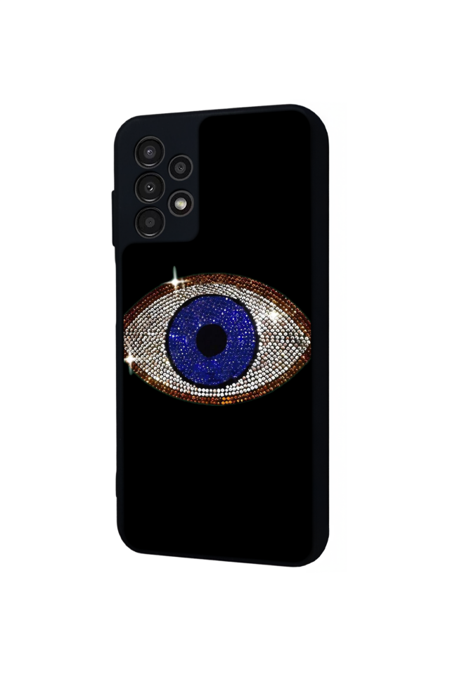 Samsung Galaxy A13 Uyumlu Nazar Tasarımlı Glossy Premium Kılıf