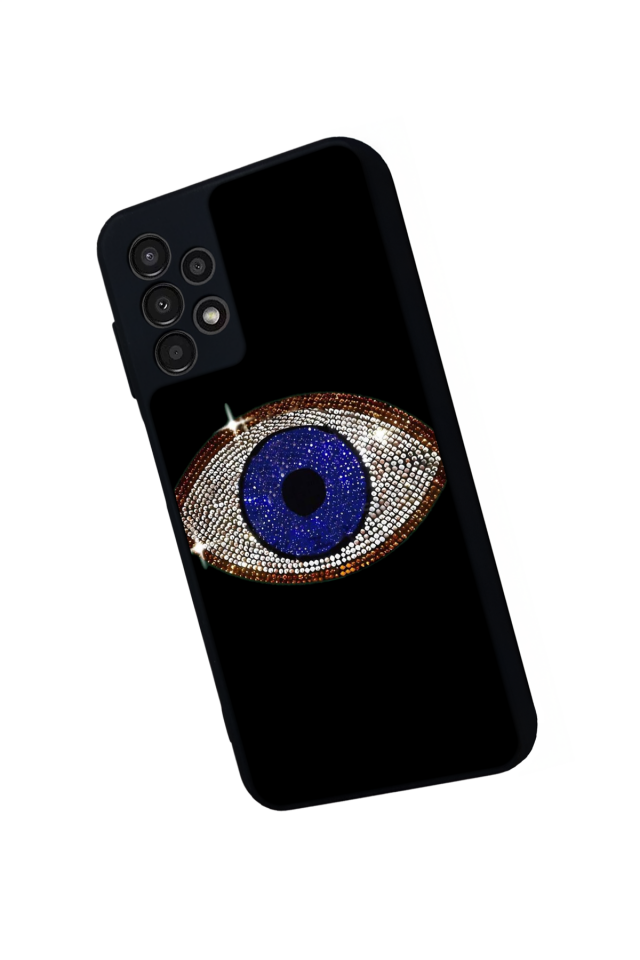 Samsung Galaxy A13 Uyumlu Nazar Tasarımlı Glossy Premium Kılıf
