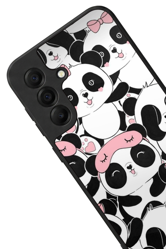 Samsung Galaxy A17 Uyumlu Panda Tasarımlı Glossy Premium Kılıf