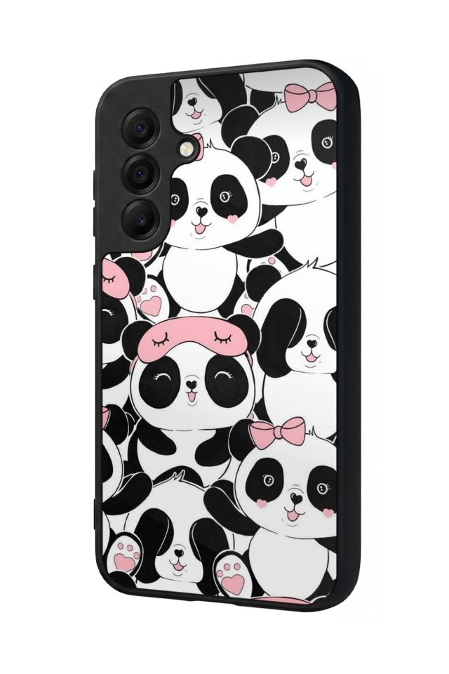 Samsung Galaxy A17 Uyumlu Panda Tasarımlı Glossy Premium Kılıf