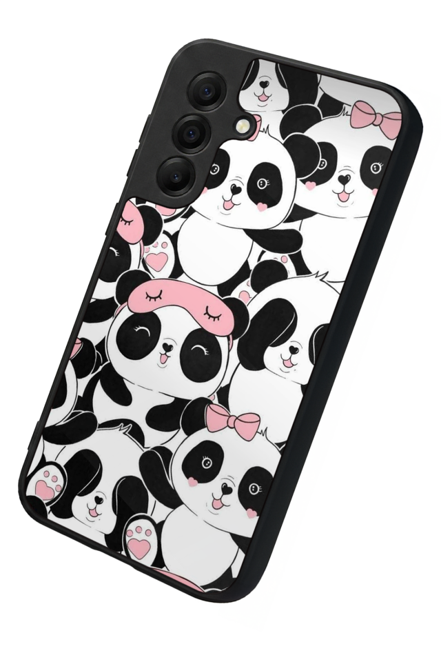 Samsung Galaxy A17 Uyumlu Panda Tasarımlı Glossy Premium Kılıf