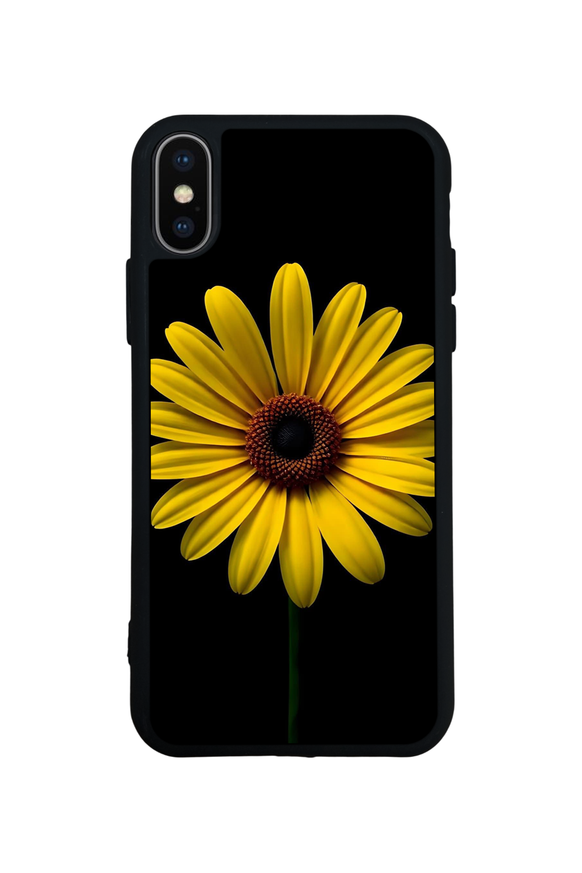 iPhone XS Max Uyumlu Papatya Tasarımlı Glossy Premium Kılıf