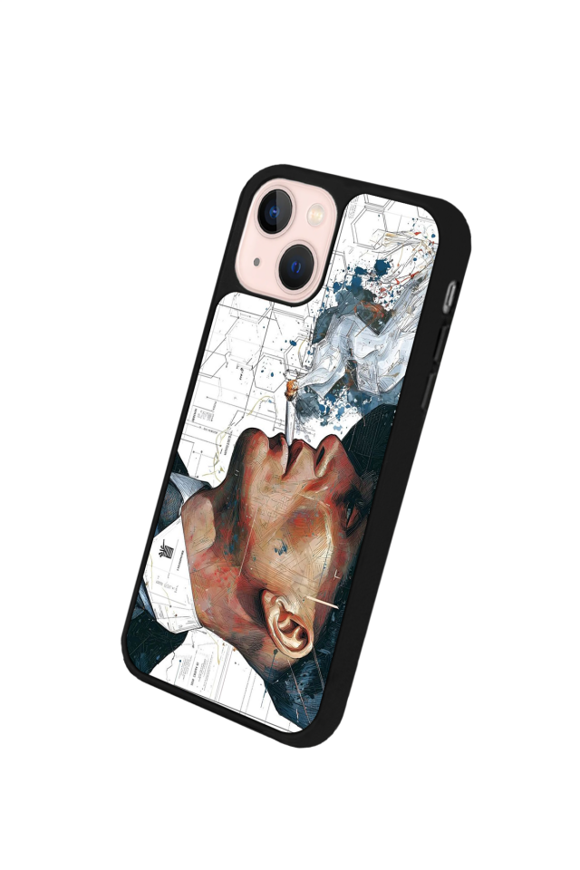 iPhone 13 Mini Uyumlu Peaky Blinders Tasarımlı Glossy Premium Kılıf