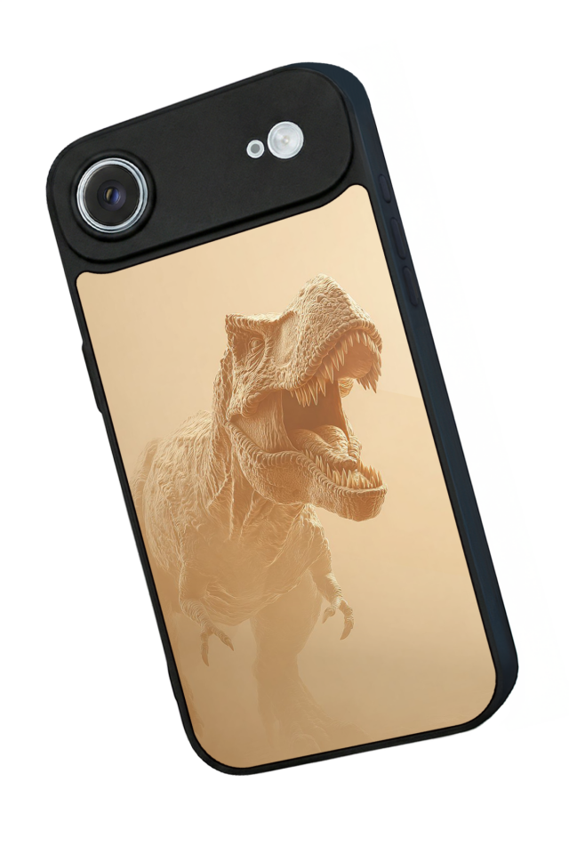 iPhone 17 Air Uyumlu Dinazor Tasarımlı Glossy Premium Kılıf