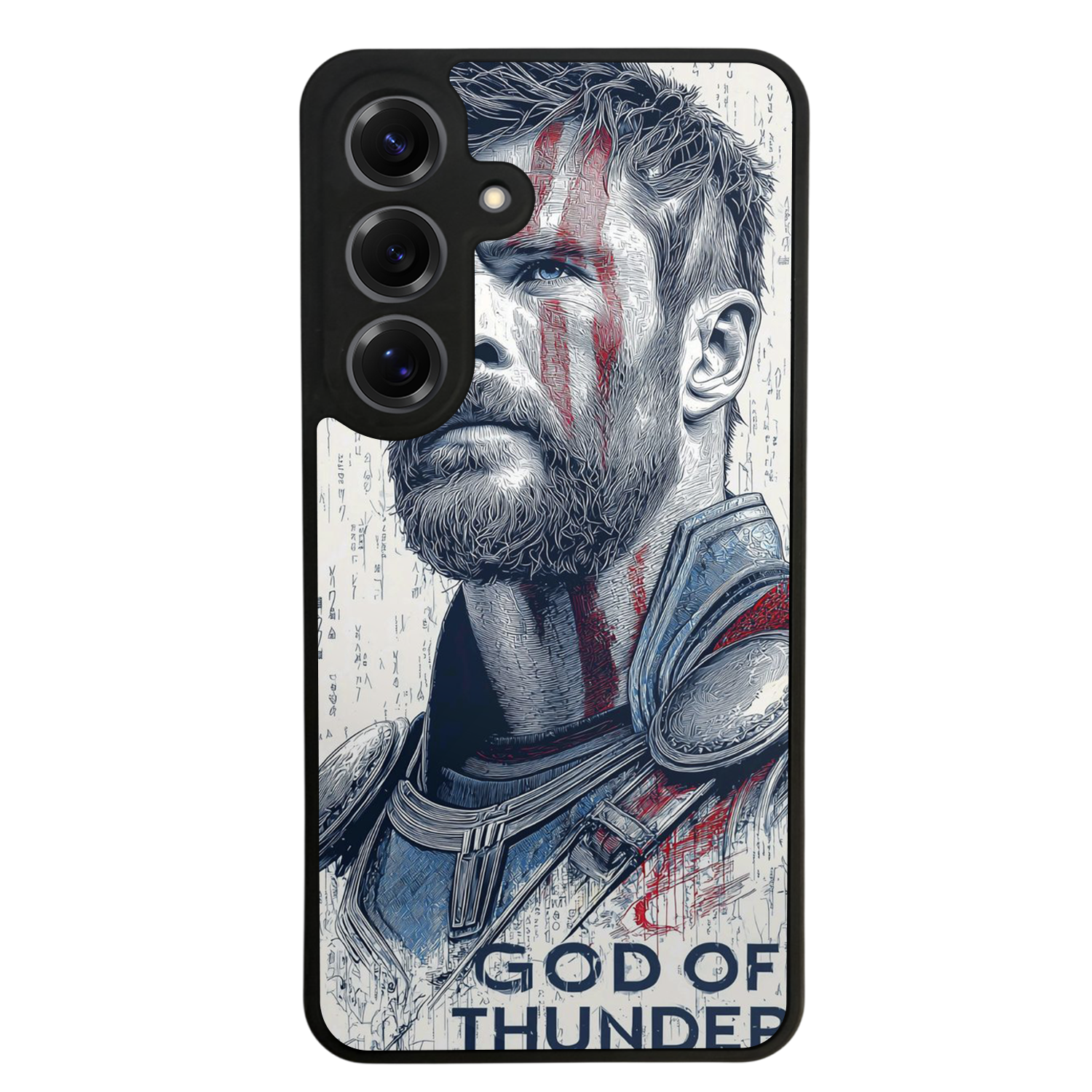 Samsung Galaxy S25 Uyumlu Thor Tasarımlı Glossy Premium Kılıf