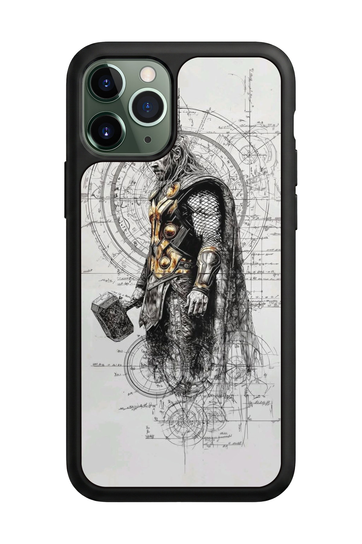 iPhone 11 Pro Uyumlu Thor Tasarımlı Glossy Premium Kılıf