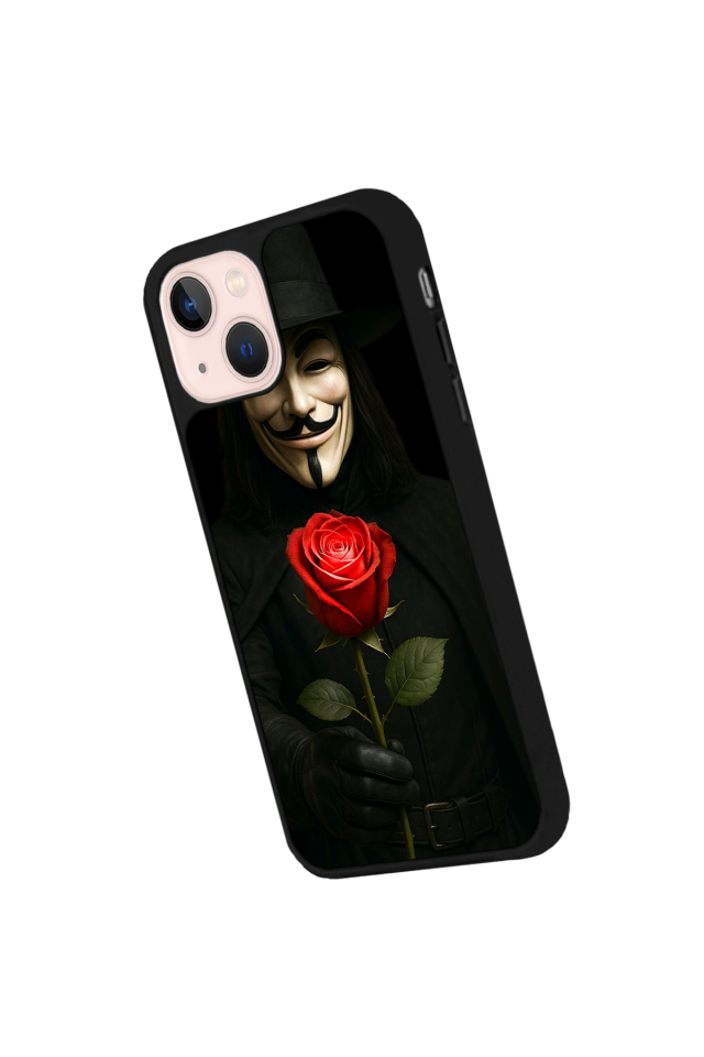 iPhone 15 Plus Uyumlu Vendetta Tasarımlı Glossy Premium Kılıf