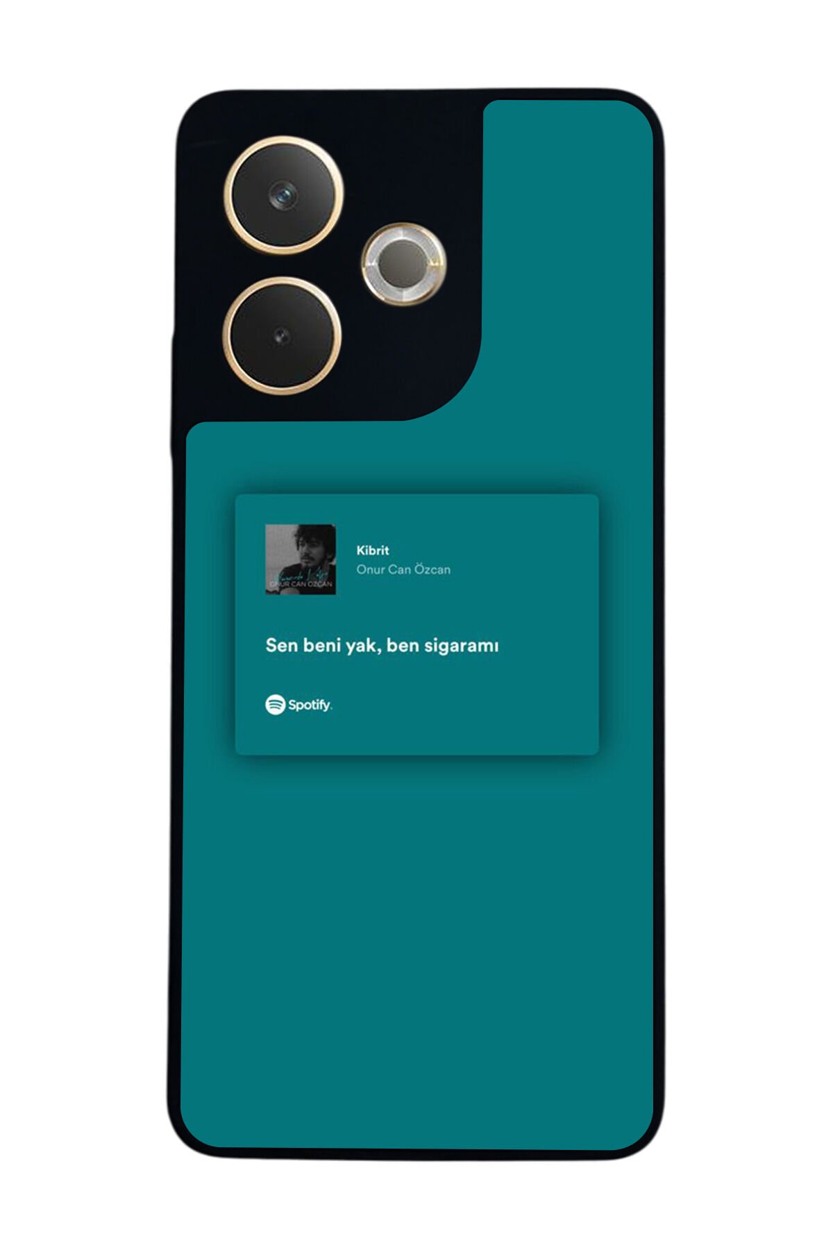 Oppo A5 Pro Uyumlu Sarki Sozleri Tasarımlı Glossy Premium Kılıf