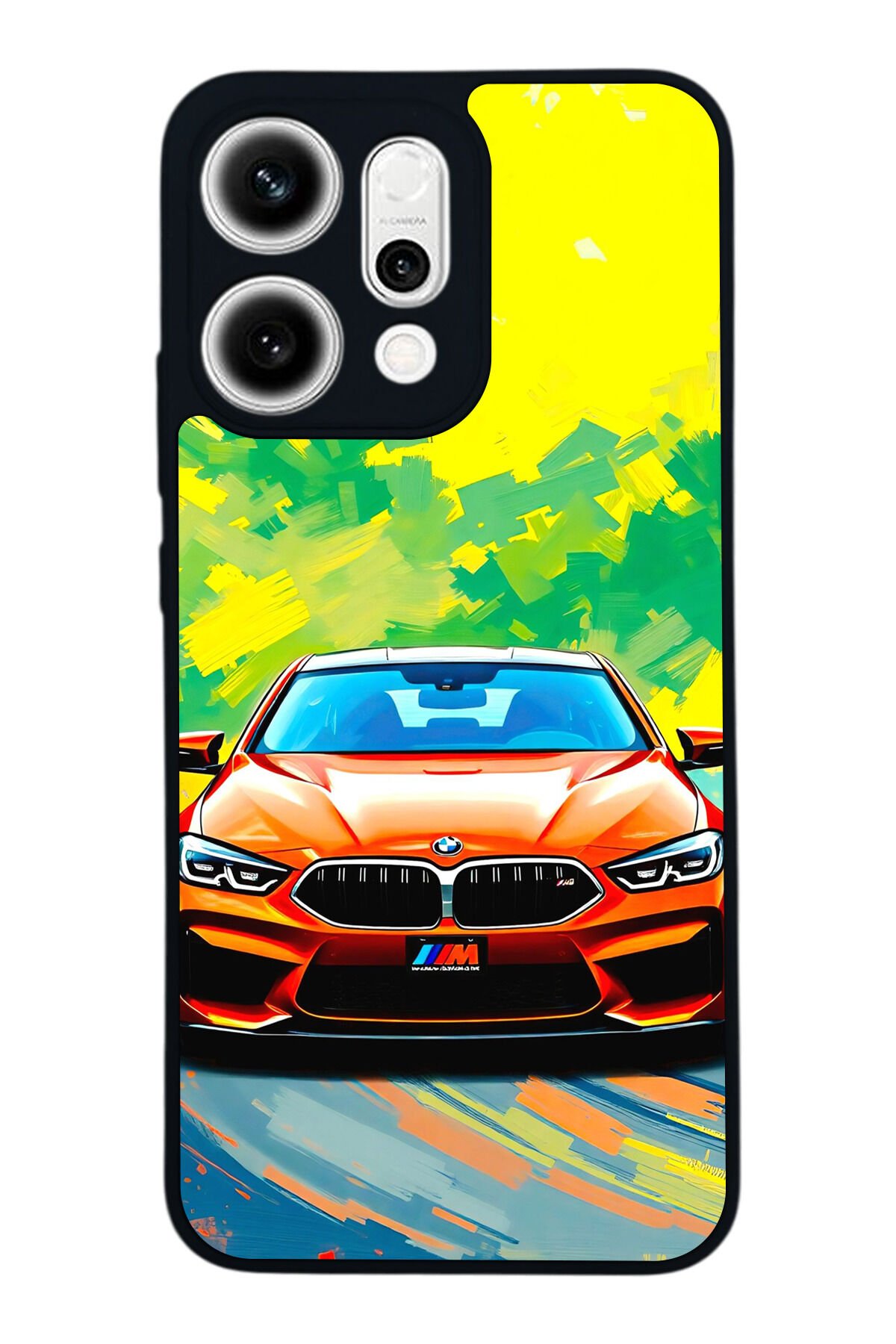 Oppo Reno 14 Uyumlu BMW Tasarımlı Glossy Premium Kılıf