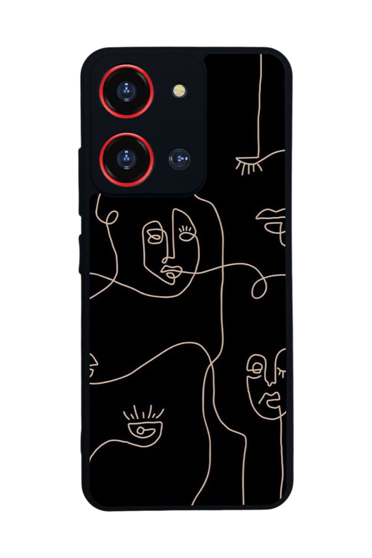 Reeder S19 Max Pro S ZOOM Uyumlu Line Art Tasarımlı Glossy Premium Kılıf