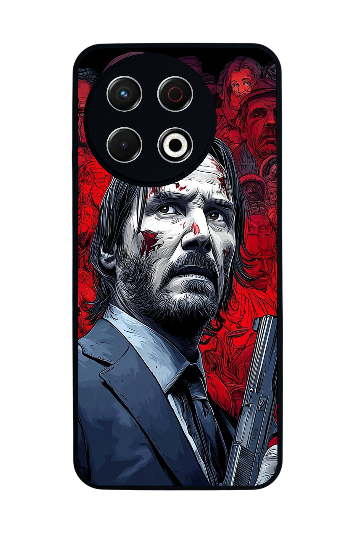 Tecno Spark 30 Pro Uyumlu JohnWick Tasarımlı Glossy Premium Kılıf