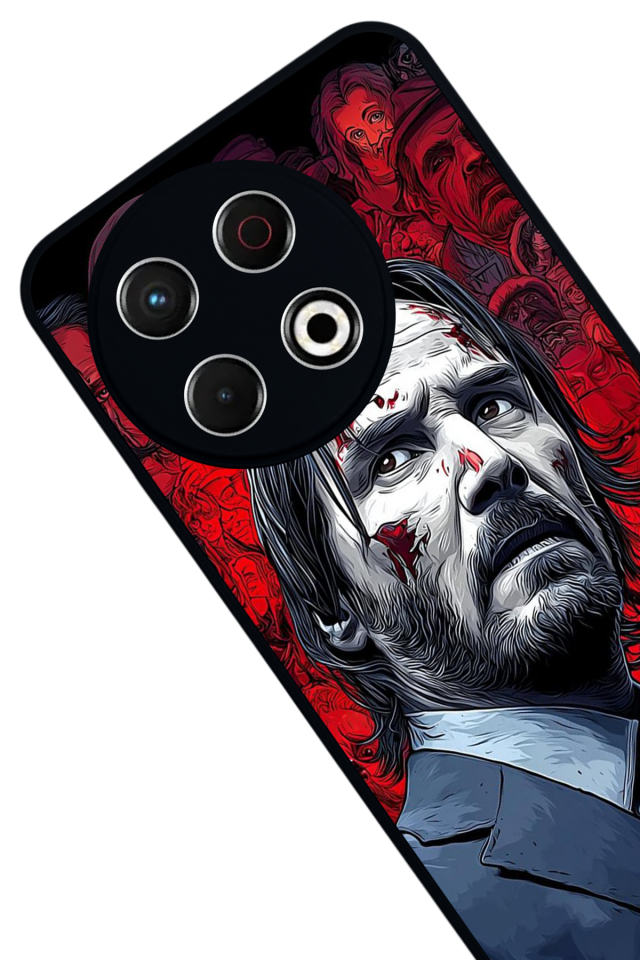 Tecno Spark 30 Pro Uyumlu JohnWick Tasarımlı Glossy Premium Kılıf