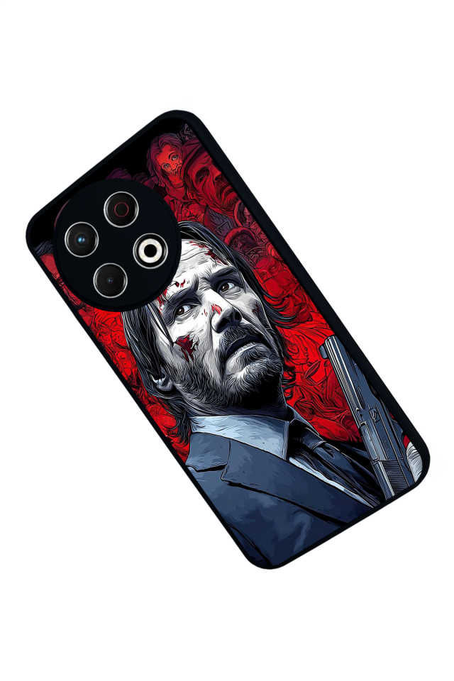 Tecno Spark 30 Pro Uyumlu JohnWick Tasarımlı Glossy Premium Kılıf