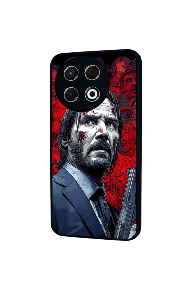 Tecno Spark 30 Pro Uyumlu JohnWick Tasarımlı Glossy Premium Kılıf