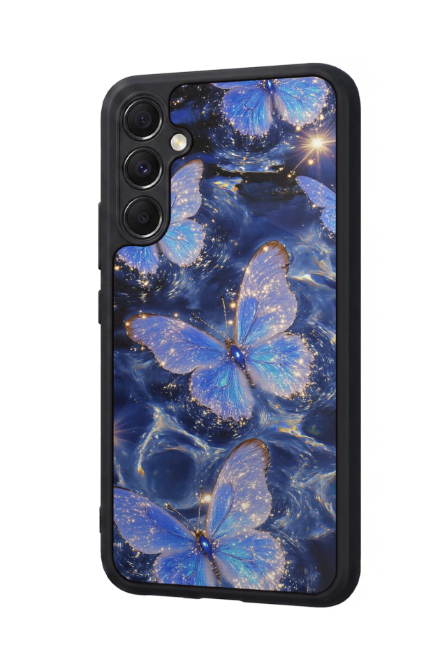 Samsung Galaxy A34 Uyumlu Kelebek Tasarımlı Glossy Premium Kılıf