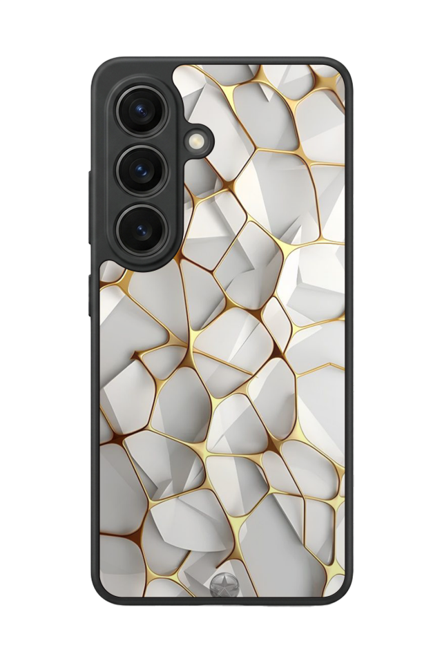 Samsung Galaxy S26 Uyumlu Mermer Marble Tasarımlı Glossy Premium Kılıf