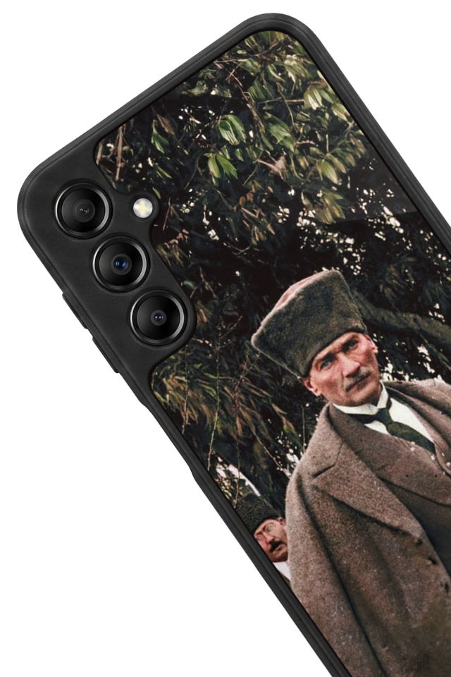 Samsung Galaxy A14 Uyumlu Mustafa Kemal Ataturk Tasarımlı Glossy Premium Kılıf
