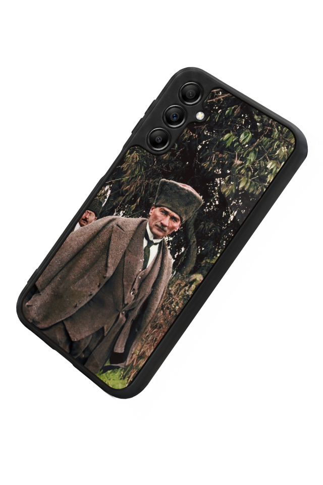 Samsung Galaxy A14 Uyumlu Mustafa Kemal Ataturk Tasarımlı Glossy Premium Kılıf
