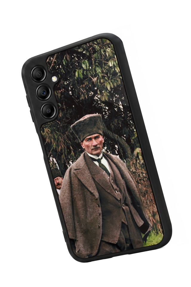 Samsung Galaxy A14 Uyumlu Mustafa Kemal Ataturk Tasarımlı Glossy Premium Kılıf