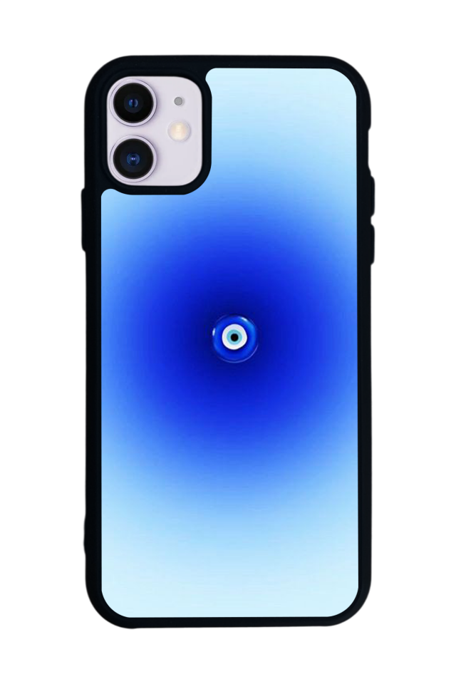 iPhone 11 Uyumlu Nazar Tasarımlı Glossy Premium Kılıf