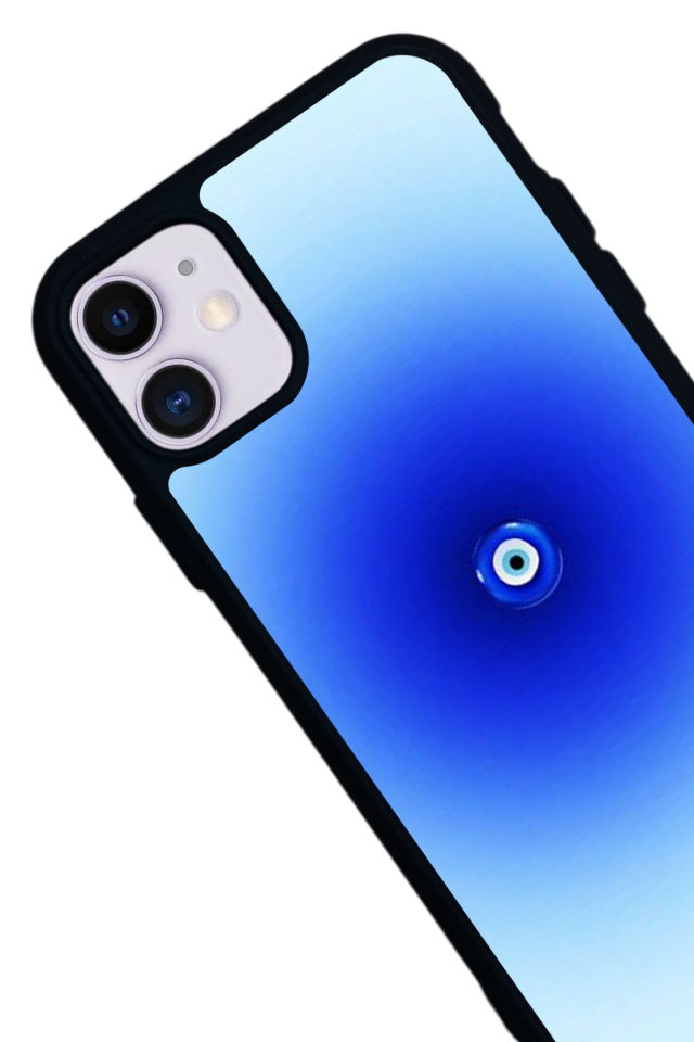 iPhone 11 Uyumlu Nazar Tasarımlı Glossy Premium Kılıf