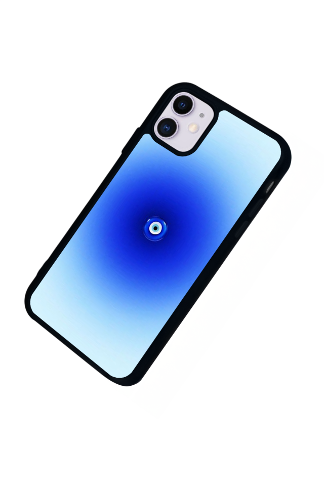 iPhone 11 Uyumlu Nazar Tasarımlı Glossy Premium Kılıf