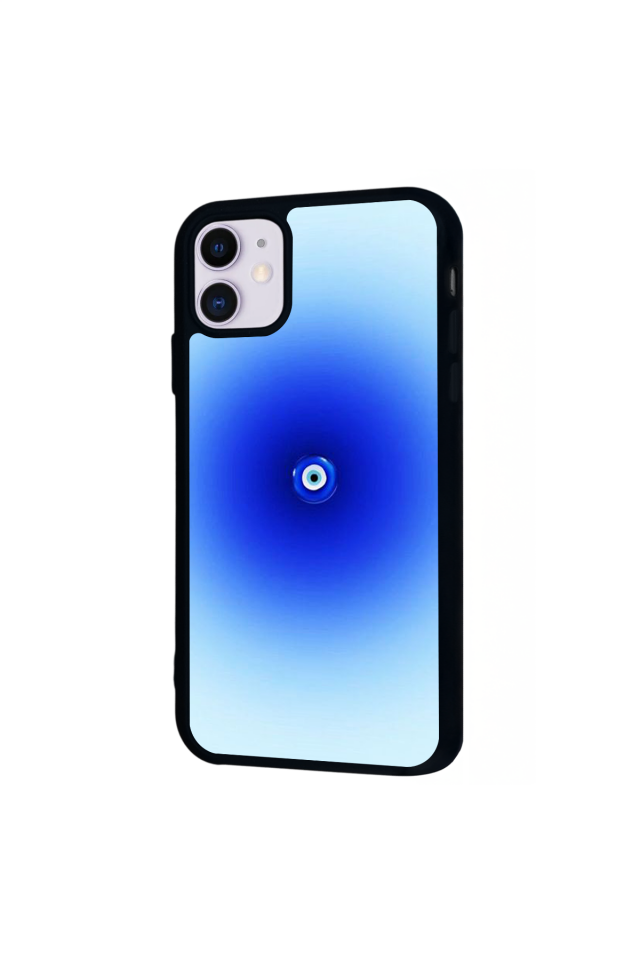 iPhone 11 Uyumlu Nazar Tasarımlı Glossy Premium Kılıf