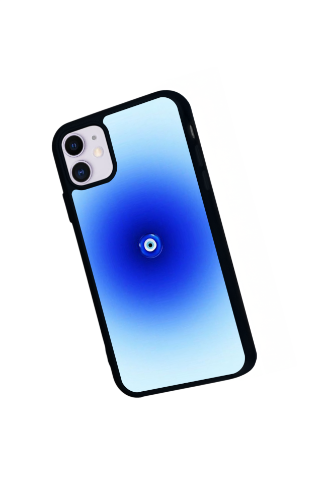 iPhone 11 Uyumlu Nazar Tasarımlı Glossy Premium Kılıf