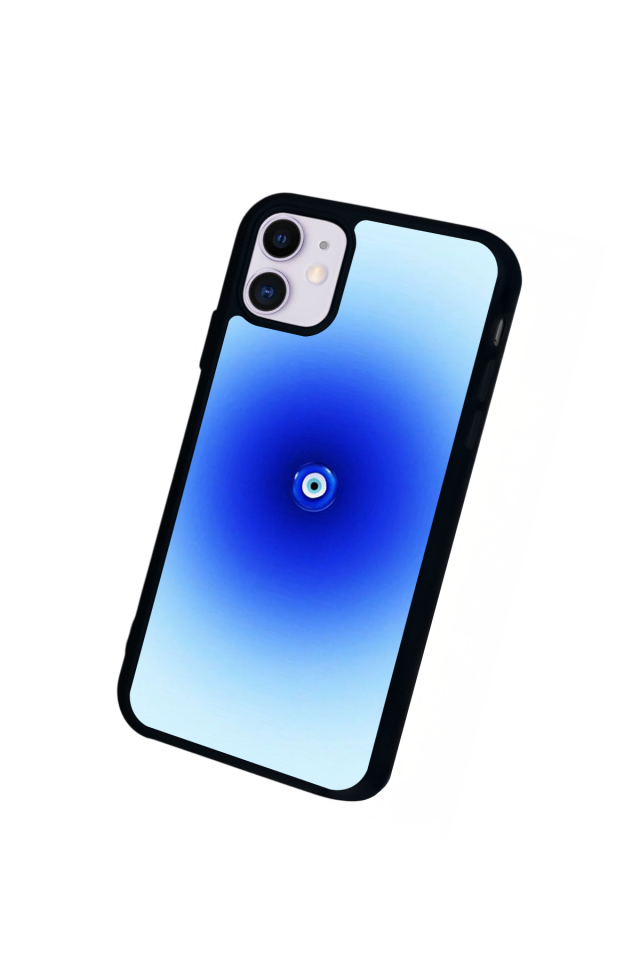 iPhone 11 Uyumlu Nazar Tasarımlı Glossy Premium Kılıf