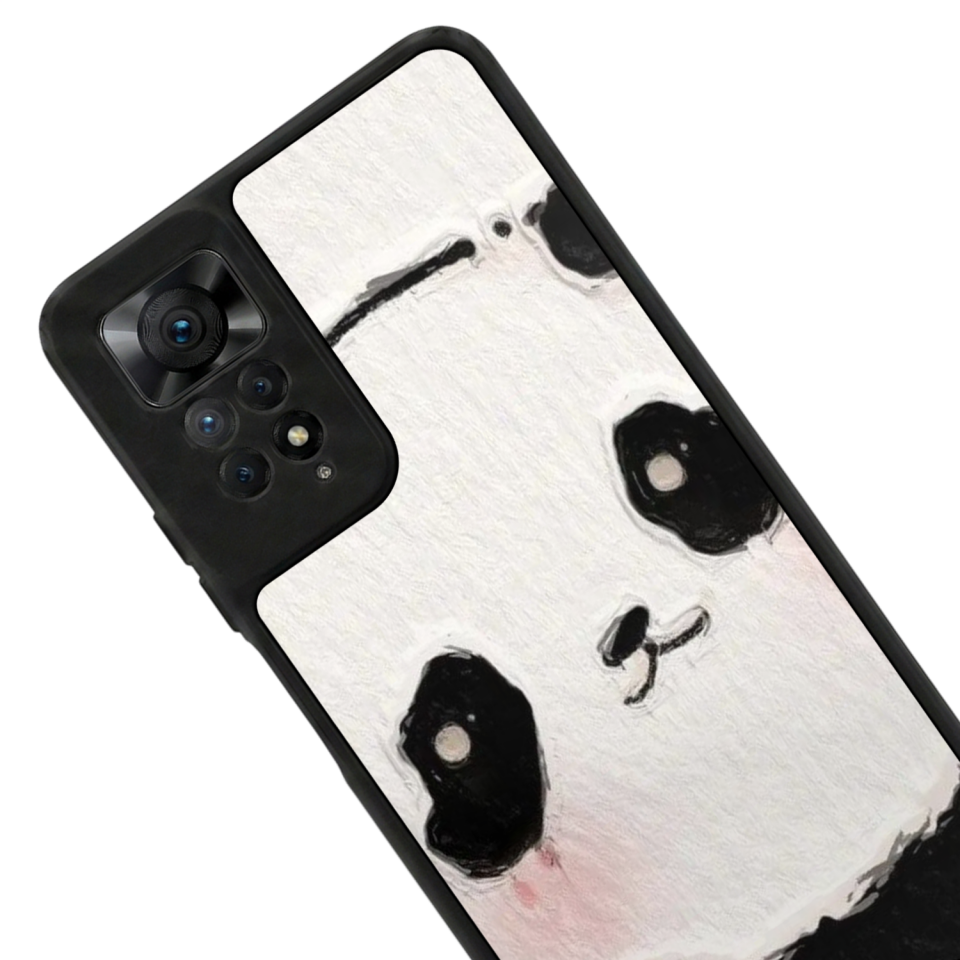 Xiaomi Redmi Note 11 Pro Uyumlu Panda Tasarımlı Glossy Premium Kılıf