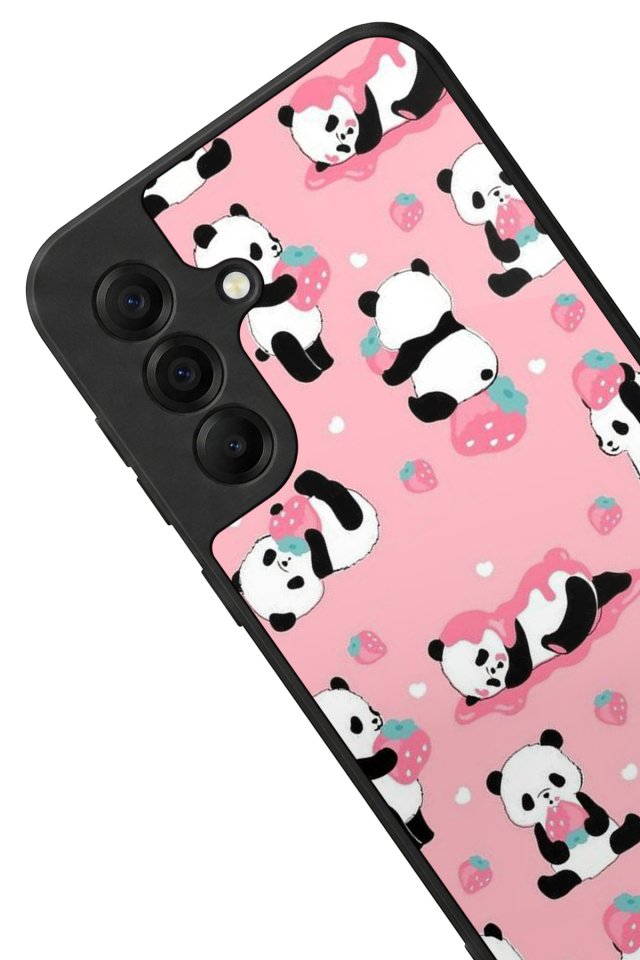 Samsung Galaxy A17 Uyumlu Panda Tasarımlı Glossy Premium Kılıf