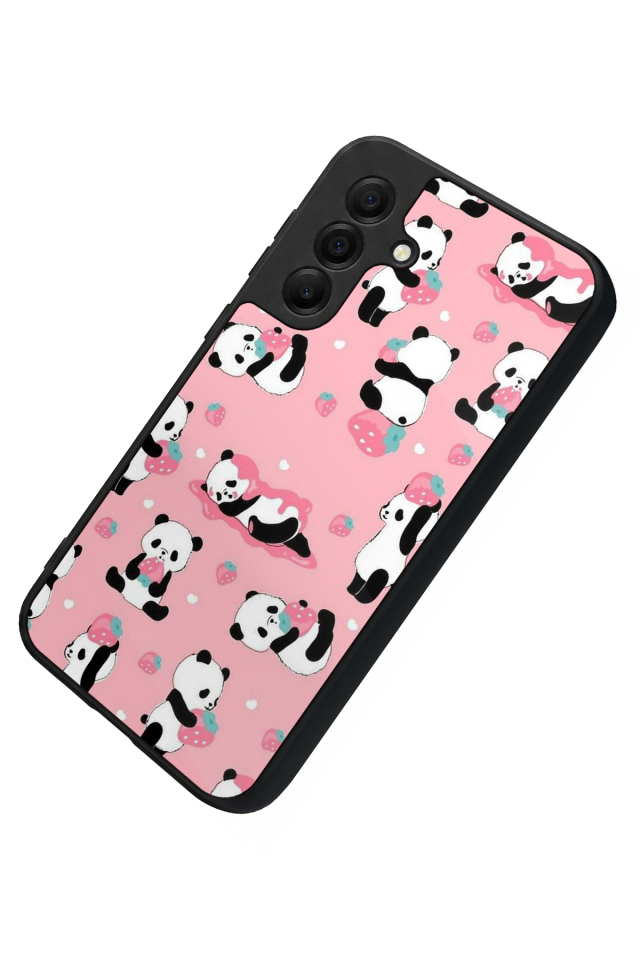 Samsung Galaxy A17 Uyumlu Panda Tasarımlı Glossy Premium Kılıf