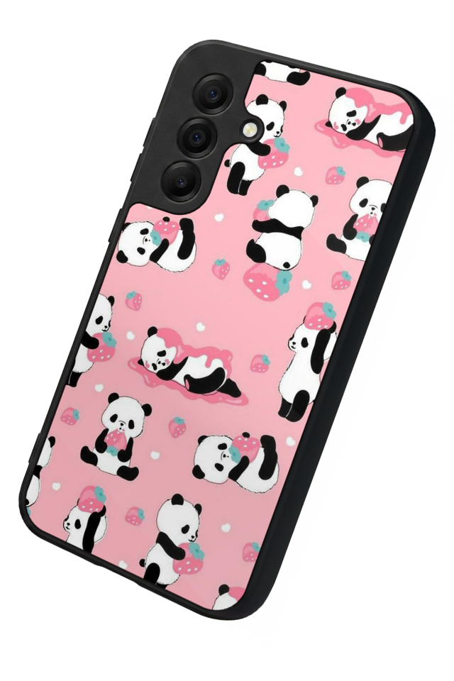 Samsung Galaxy A17 Uyumlu Panda Tasarımlı Glossy Premium Kılıf