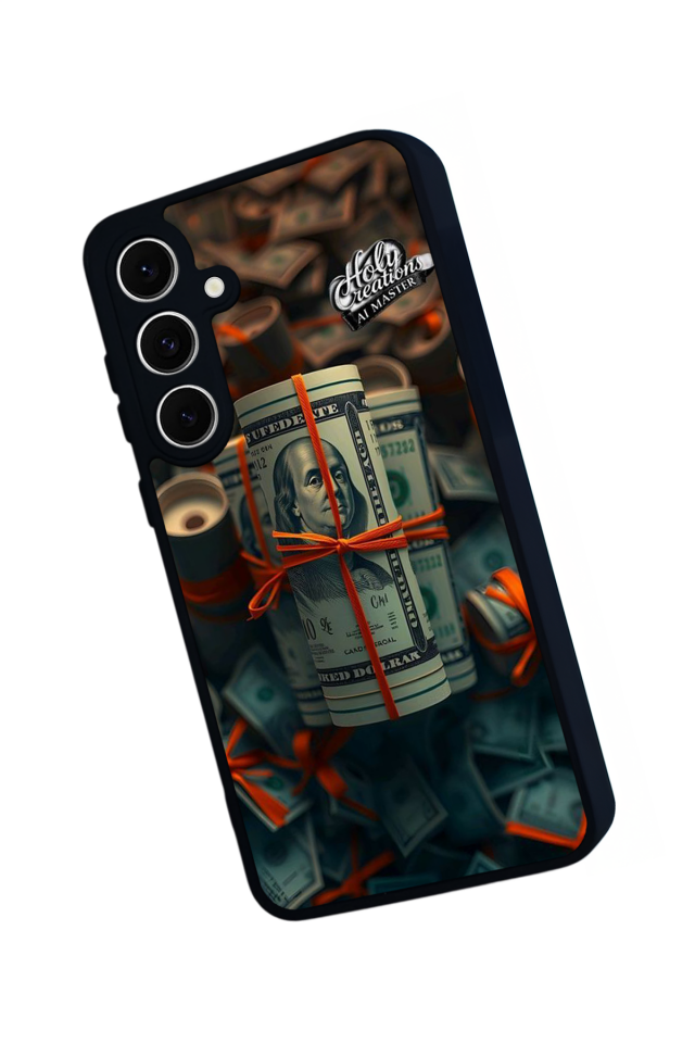 Samsung Galaxy A16 Uyumlu Para Tasarımlı Glossy Premium Kılıf