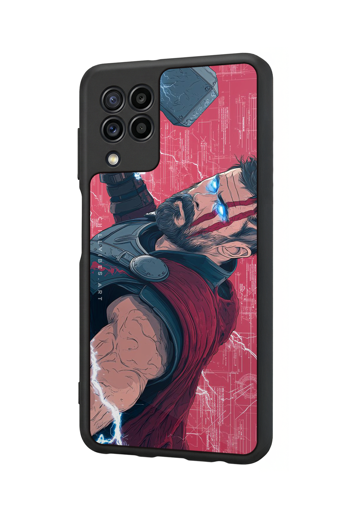 Samsung Galaxy M22 Uyumlu Thor Tasarımlı Glossy Premium Kılıf