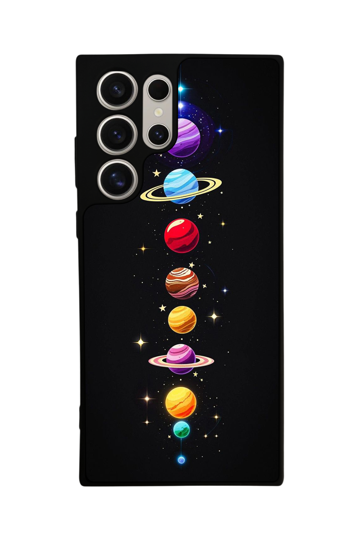 Samsung Galaxy S22 Ultra Uyumlu Uzay Tasarımlı Glossy Premium Kılıf