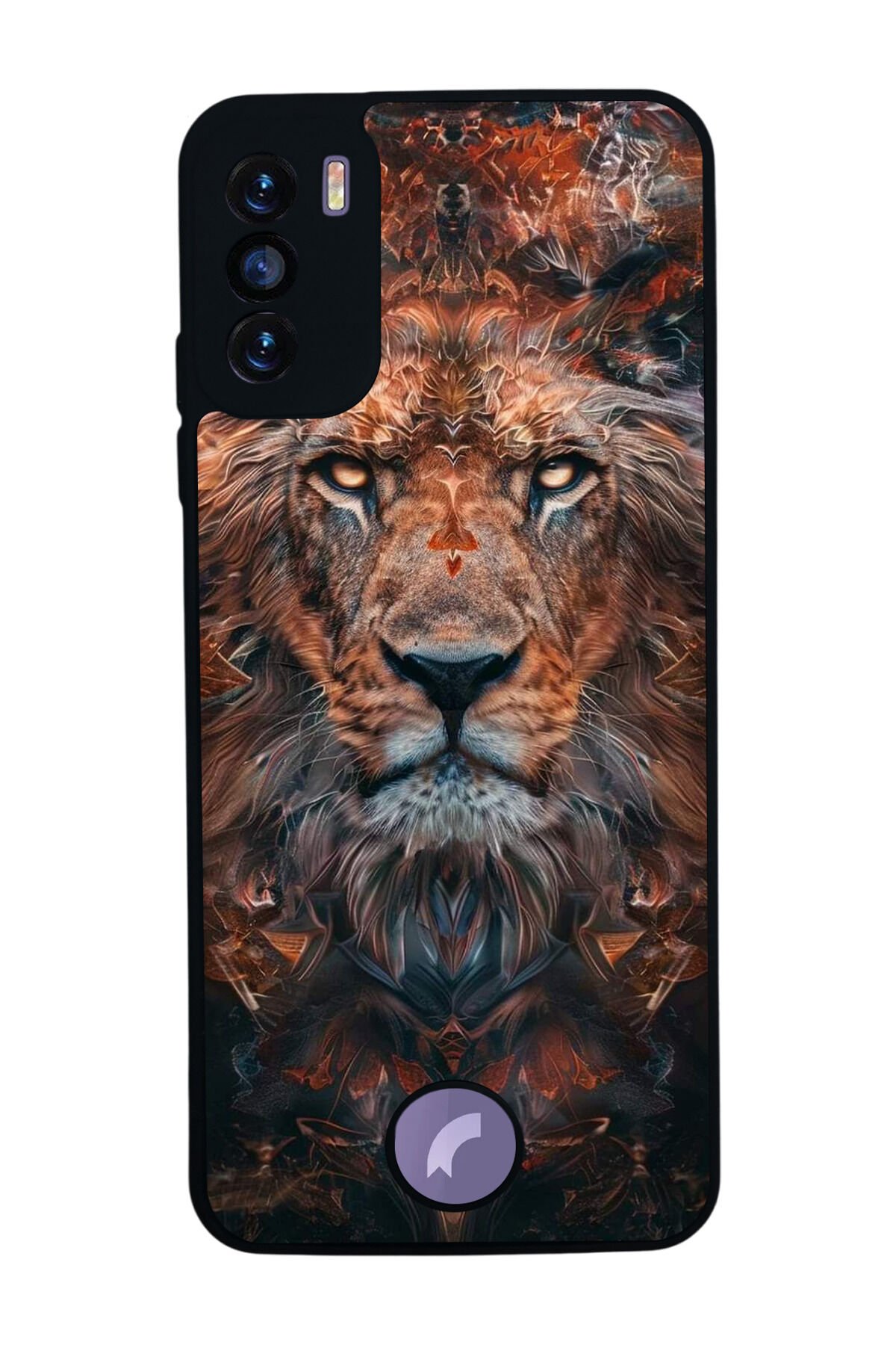 Reeder S19 Max Pro S Uyumlu Aslan Tasarımlı Glossy Premium Kılıf