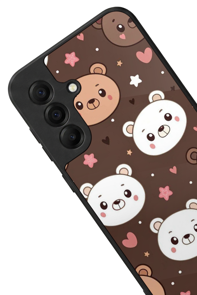 Samsung Galaxy A17 Uyumlu Ayı Tasarımlı Glossy Premium Kılıf